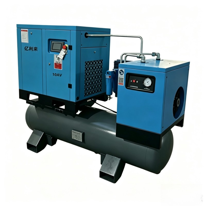 7,5 kW 4 i 1 enstegs luftkompressor med fast hastighet